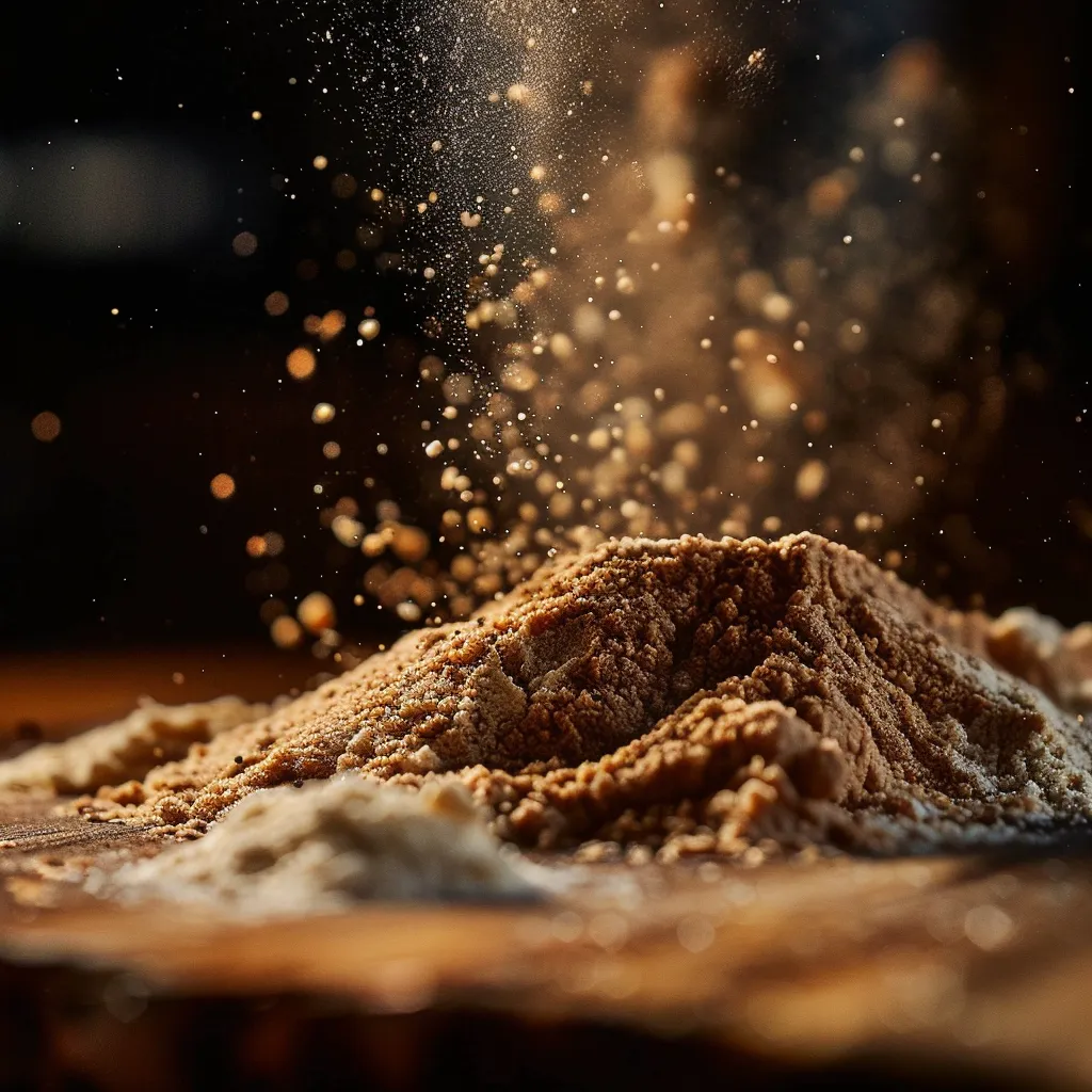 Eye-level shot of a flavorful spicy recipe showing detailed texture and warm lighting.