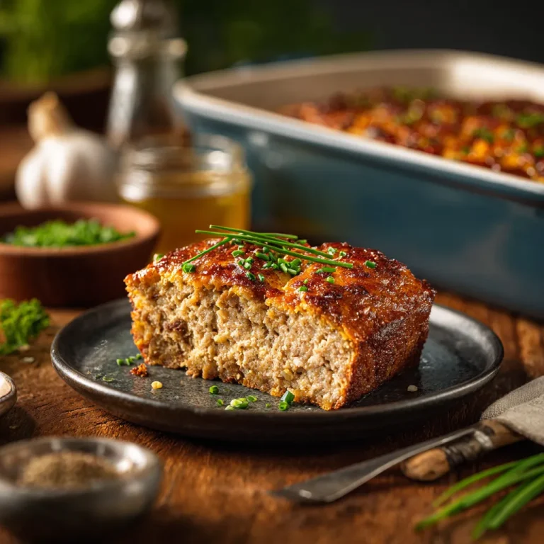 Close-up shot of slow cooker stuffing with visible bread cubes, celery, and onions, illuminated by soft natural light.