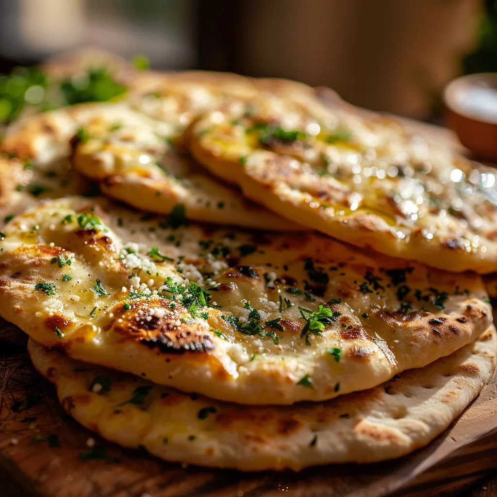 Delicious Cottage Cheese Flatbreads with a textured surface, arranged artfully.