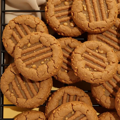 Delicious date cookies featuring a textured surface, shot in soft natural light, highlighting their homemade appeal.