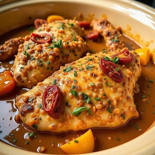 Bowl of Marry Me Chicken featuring tender chicken breasts and a rich, creamy sauce.