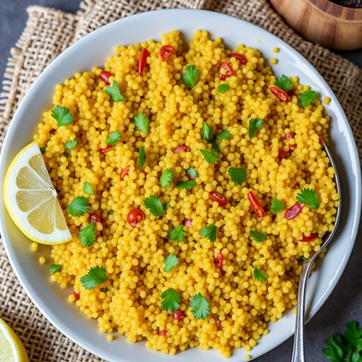 Delicious Semiya Upma served in a bowl, featuring a colorful mix of ingredients.