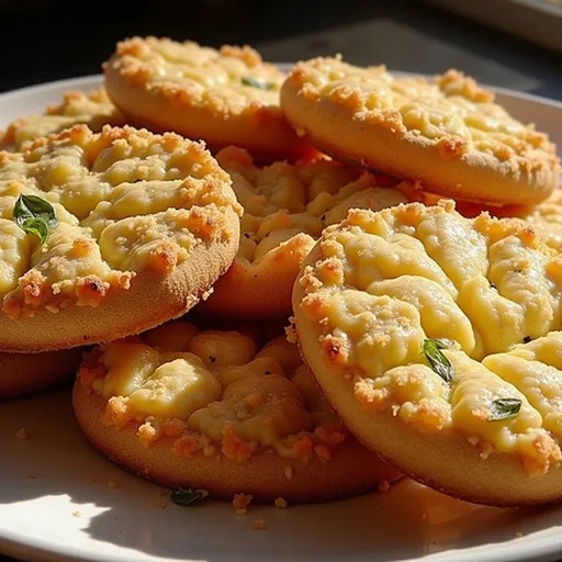 Gourmet presentation of individual Portobello mushroom pizzas with vibrant toppings.