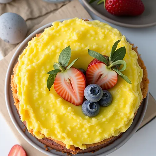 An enticing slice of Greek Yogurt Cake showing its fluffy interior, captured in warm, natural light.