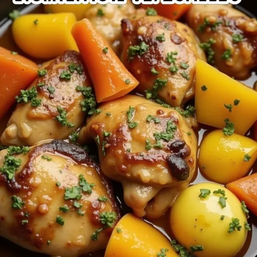 A steaming bowl of chicken and vegetable stew from the Instant Pot, showing vibrant ingredients.