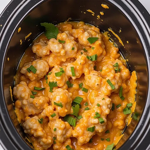 Appetizing Crockpot Crab Dip, featuring a blend of cream cheese and spices, displayed in a rustic setting.