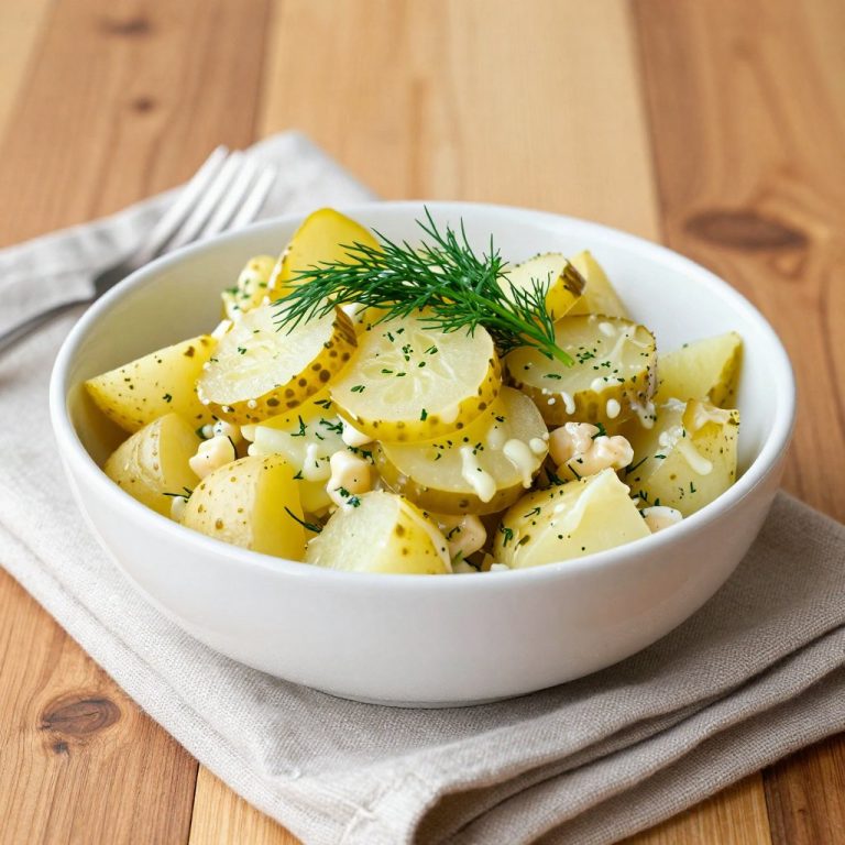 Quick & Zesty Dill Pickle Potato Salad Recipe