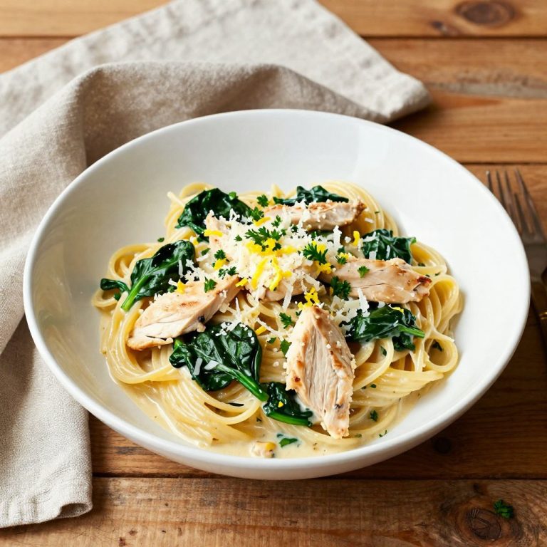 Quick & Easy Lemon Garlic Chicken Pasta Recipe
