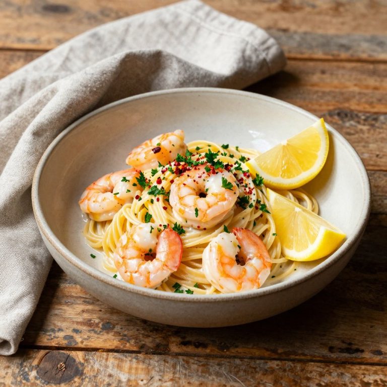 Creamy Lemon Shrimp Pasta Recipe: Quick & Easy Dinner