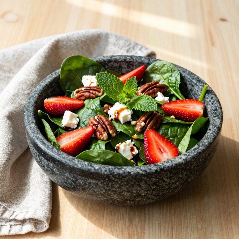 Spinach Strawberry Salad with Pecans: A Refreshing Summer Recipe