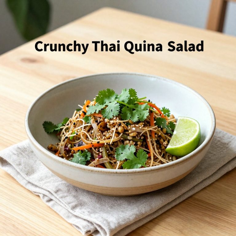 Crunchy Thai Quinoa Salad: A Quick & Healthy Recipe