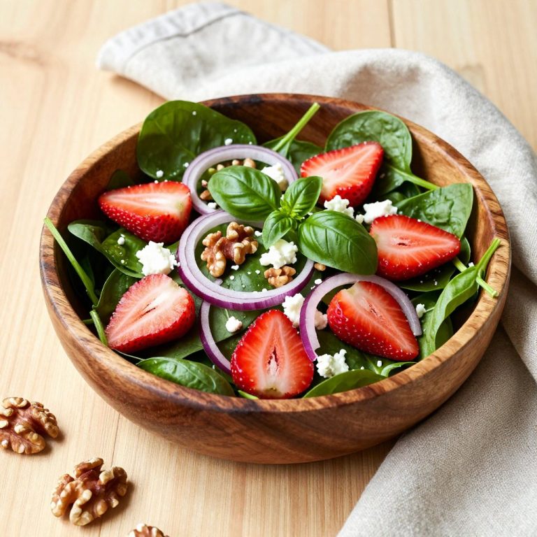 Strawberry-Spinach Salad: Fresh, Sweet, and Simple