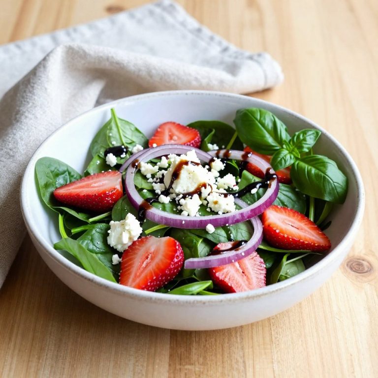 Strawberry Spinach Salad: A Refreshing & Healthy Recipe