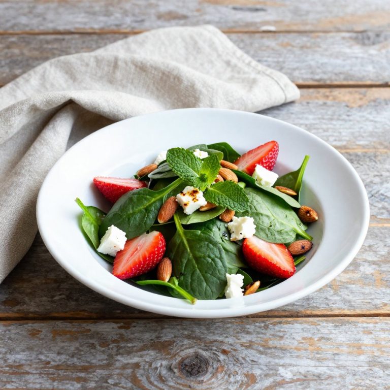 Strawberry Spinach Salad With Almonds: A Refreshing Delight