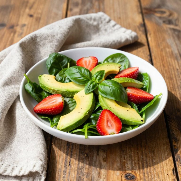 Summer Strawberry Spinach Salad with Avocado: A Refreshing Delight
