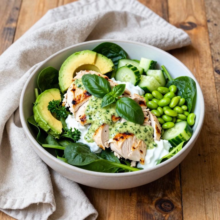 High Protein Green Goddess Chicken Salad: A Delicious and Healthy Recipe