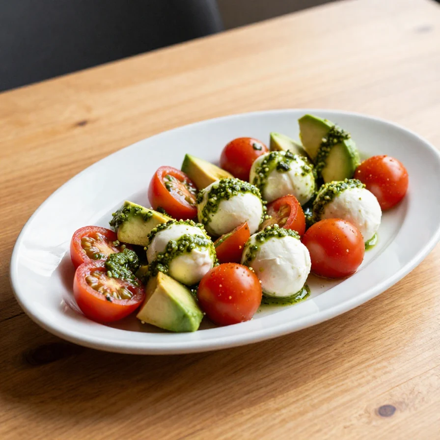 A vibrant salad featuring fresh tomatoes, cucumbers, and avocado in a bowl